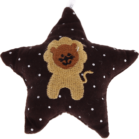 Stellina in tessuto con leone – Bruno