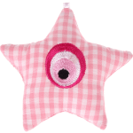 Stellina in tessuto con ''Occhio di Nazar'' – Rosa