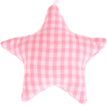 Stellina in tessuto a scacchi – Rosa