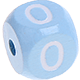 Dadi azzurro bambino con lettere ad incavo 10 mm : 0