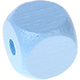 Dadi azzurro bambino con lettere ad incavo 10 mm : Vuoto