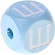 Dadi azzurro bambino con lettere ad incavo 10 mm - Russo : Ш