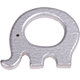 Elefante per dentizione : argento