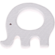 Elefante per dentizione : bianco