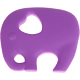 Elefantino per dentizione : blu viola