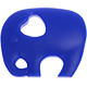 Elefantino per dentizione : blu scuro