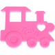 Locomotiva per dentizione : rosa bambino