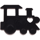 Locomotiva per dentizione : nero