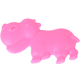 Ippopotamo per dentizione : rosa bambino