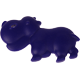 Ippopotamo per dentizione : blu scuro