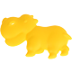 Ippopotamo per dentizione : giallo