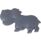 Ippopotamo per dentizione : grigio