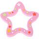 Stella d'inverno per dentizione : rosa bambino