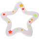 Stella d'inverno per dentizione : bianco
