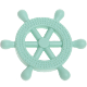 Beißanhänger Steuerrad : mint