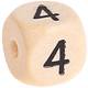 Dadi con lettere ad incavo 10 mm : 4