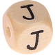 Dadi con lettere ad incavo 10 mm : J