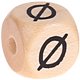 Dadi con lettere ad incavo 10 mm : Ø