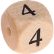 Geprägte Buchstabenwürfel 12mm : 4
