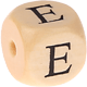 Geprägte Buchstabenwürfel 12mm : E