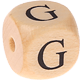 Geprägte Buchstabenwürfel 12mm : G