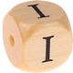 Geprägte Buchstabenwürfel 12mm : I