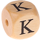 Geprägte Buchstabenwürfel 12mm : K