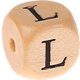 Geprägte Buchstabenwürfel 12mm : L