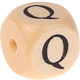 Geprägte Buchstabenwürfel 12mm : Q