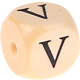 Geprägte Buchstabenwürfel 12mm : V