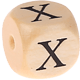 Geprägte Buchstabenwürfel 12mm : X