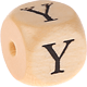 Geprägte Buchstabenwürfel 12mm : Y