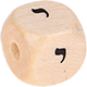 Geprägte Buchstabenwürfel 10mm - Hebräisch : י