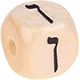 Geprägte Buchstabenwürfel 10mm - Hebräisch : ן