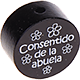 Motivperle "Consentido de la abuela" (Spanisch) : schwarz