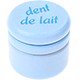 Barattolino - dent de lait : azzurro bambino
