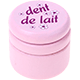 Barattolino - dent de lait : rosa