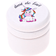 Barattolino - dent de lait : bianco