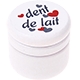 Barattolino - dent de lait : bianco