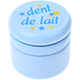 Barattolino - dent de lait : azzurro bambino