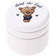 Barattolino - dent de lait : bianco