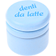 Barattolino - denti da latte : azzurro bambino