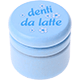 Barattolino - denti da latte : azzurro bambino