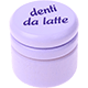 Barattolino - denti da latte : lilla