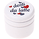 Barattolino - denti da latte : bianco