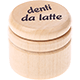 Barattolino - denti da latte : naturale