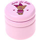 Barattolino - denti da latte : rosa