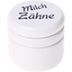 Barattolino - Milchzähne : bianco