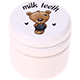 Barattolino - milk teeth : bianco
