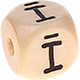Geprägte Buchstabenwürfel 10mm - Lettisch : Ī